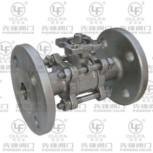 三片式法兰球阀 PQ41F-1000PSI