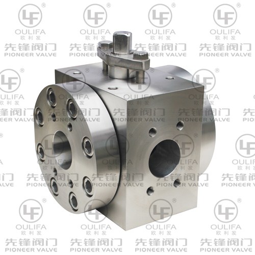 高压法兰三通球阀 Q44PEEK-3000PSI