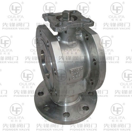 垂直法兰三通球阀 PSQ73F